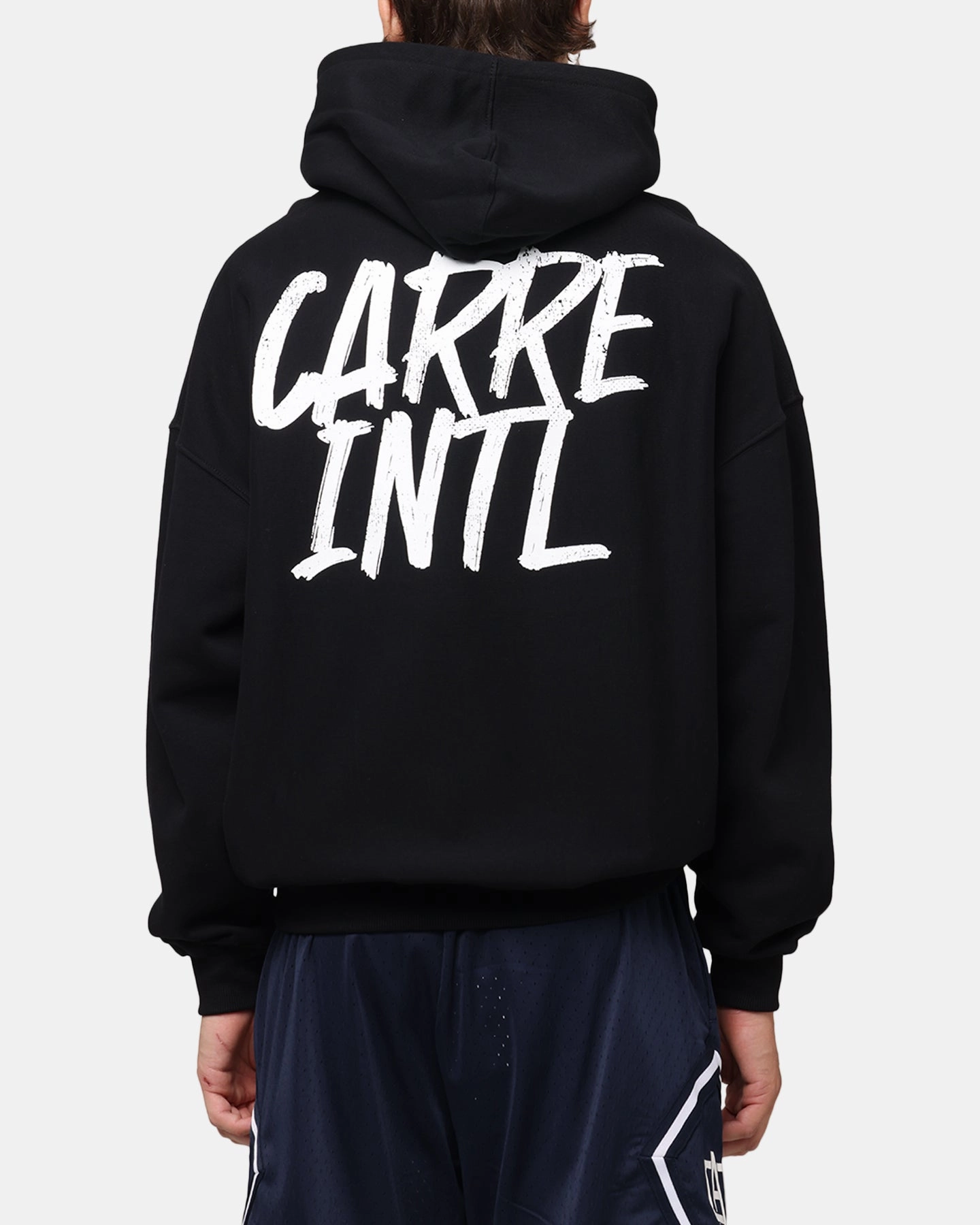 Carre International Hoodie Black Christmas outfit Eye - Catching