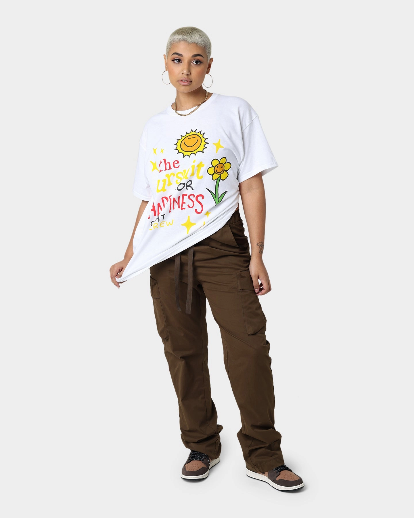 Goat Crew Pursuit 4 Happiness T-Shirt White Date night