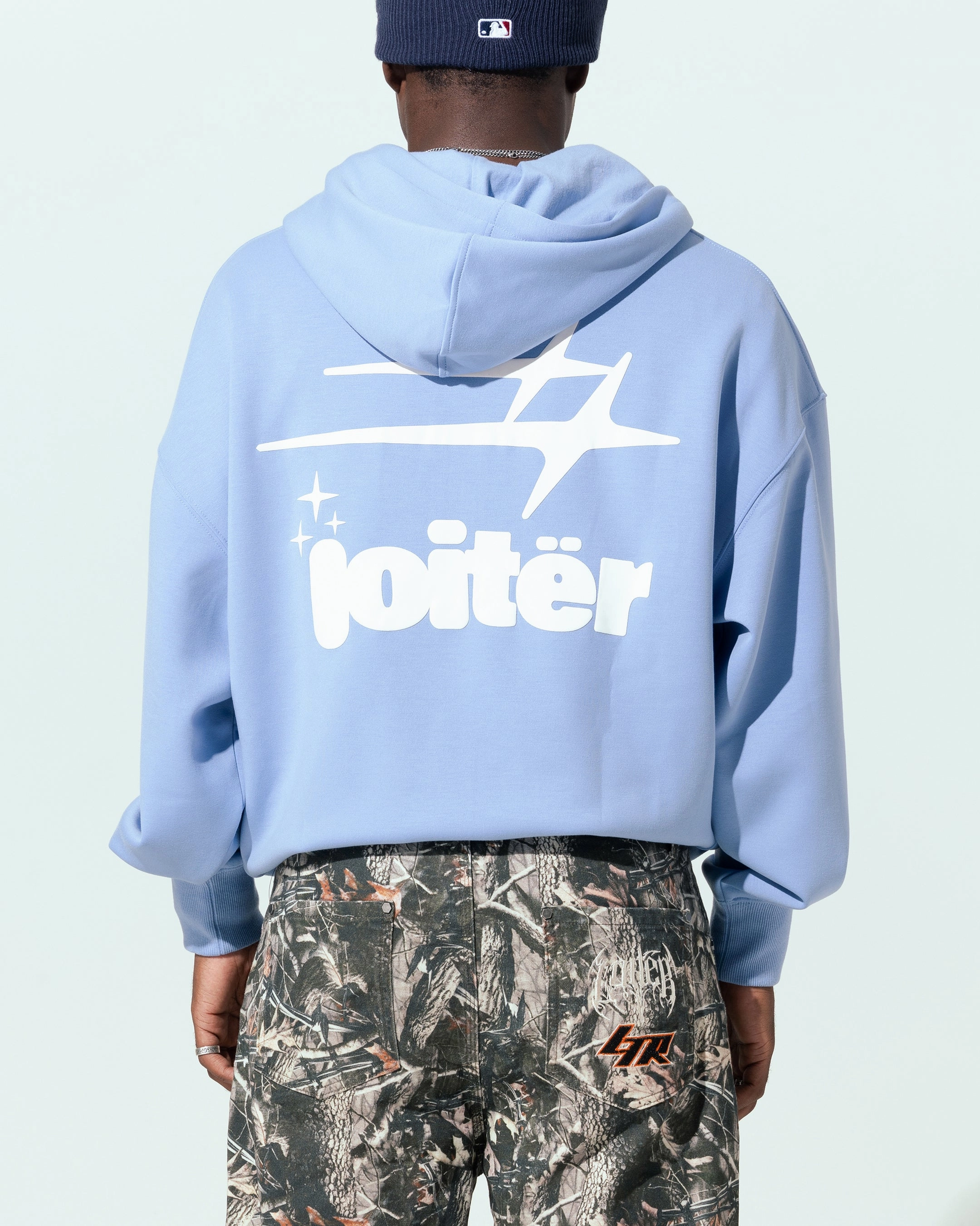 doctors Vegan Option Loiter Cloud 9 Zip Hoodie Blue