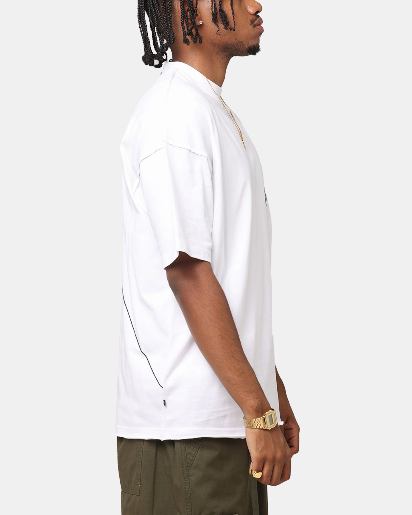 The Anti Order XY Aesthetic Non Seam T-Shirt White/Black Travel Essential