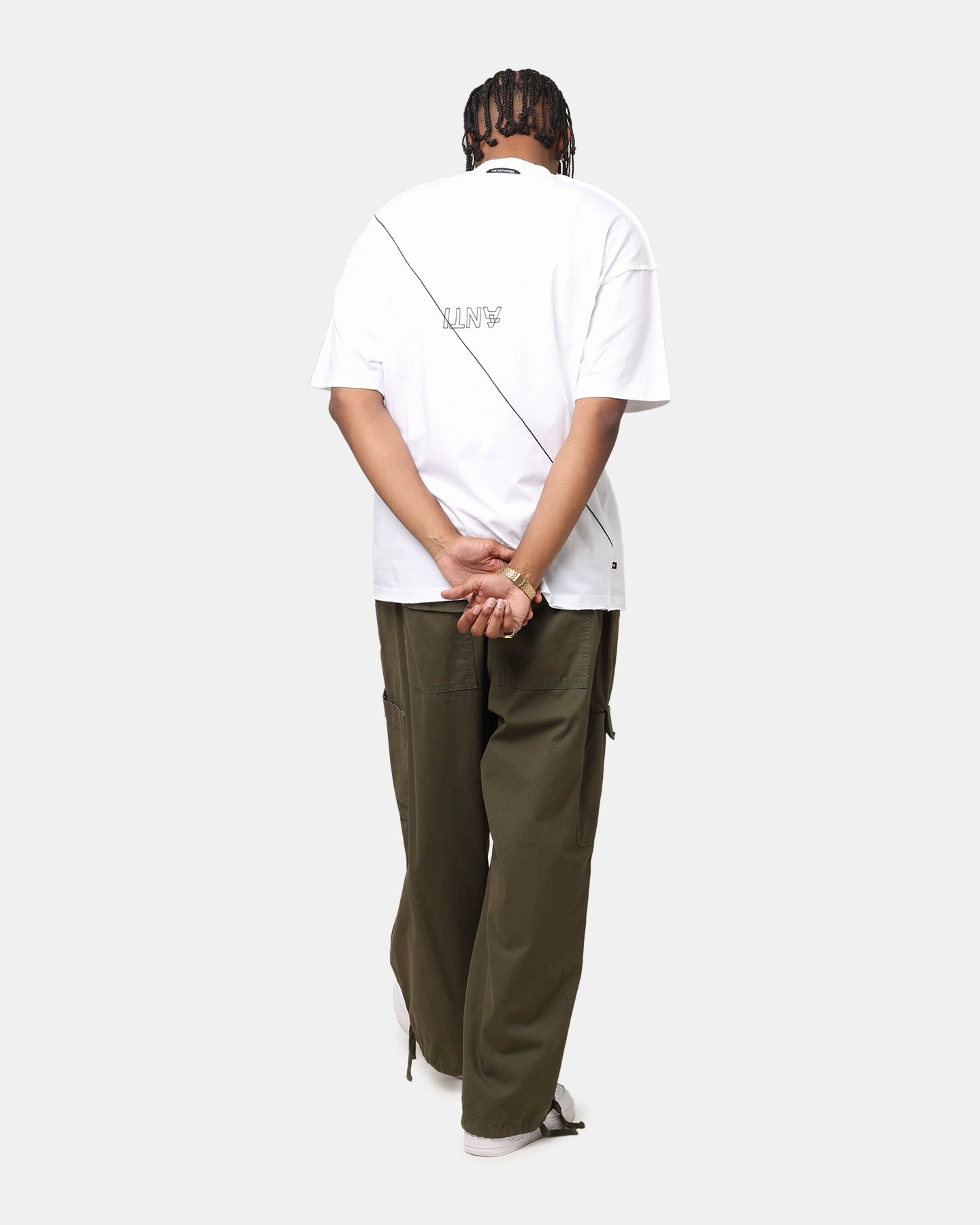 Chilly Day Essentials Smooth Jersey Texture The Anti Order XY Aesthetic Non Seam T-Shirt White/Black