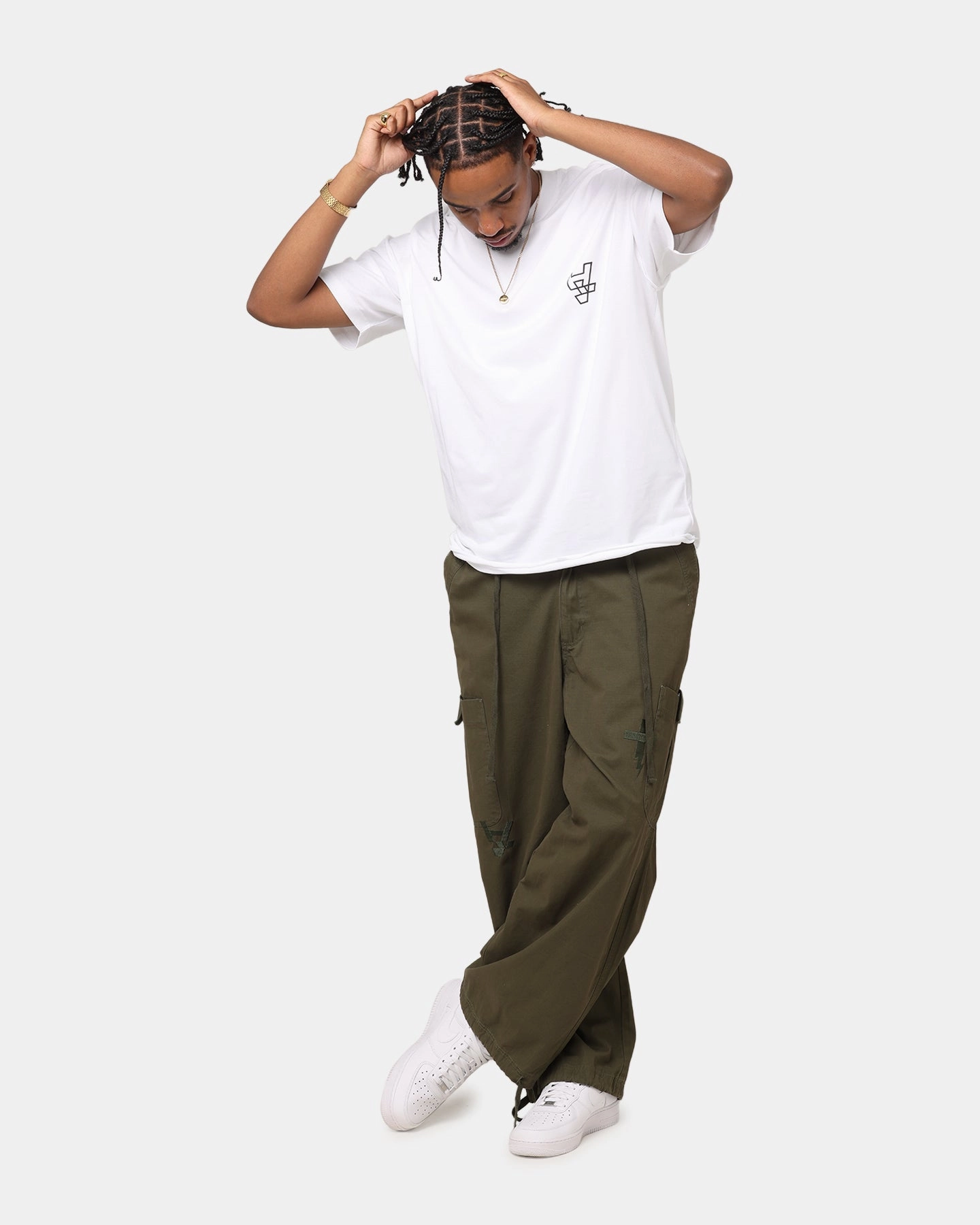 The Anti Order XY Aesthetic Non Seam T-Shirt White/Black Quality Fabric Sporty Appeal