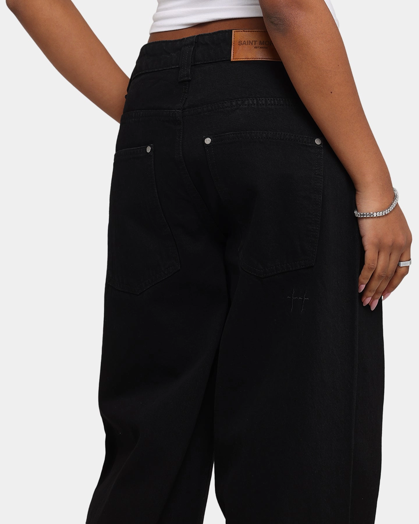 Artist Vibe Everyday Rainy Day Saint Morta Amplus Jeans Black Stonewash