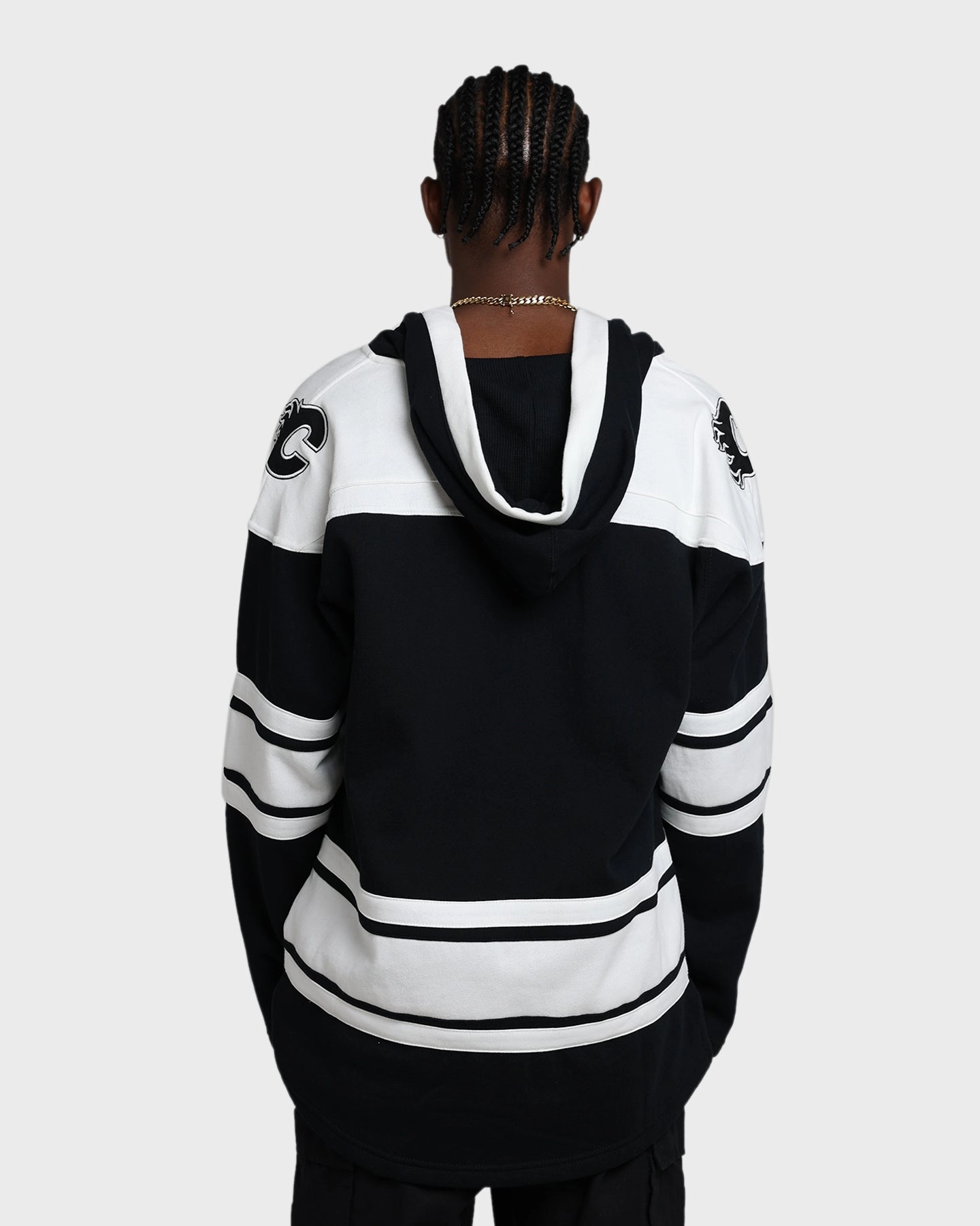 nurses 47 Brand Calgary Flames Superior Lacer Hoodie Jet Black