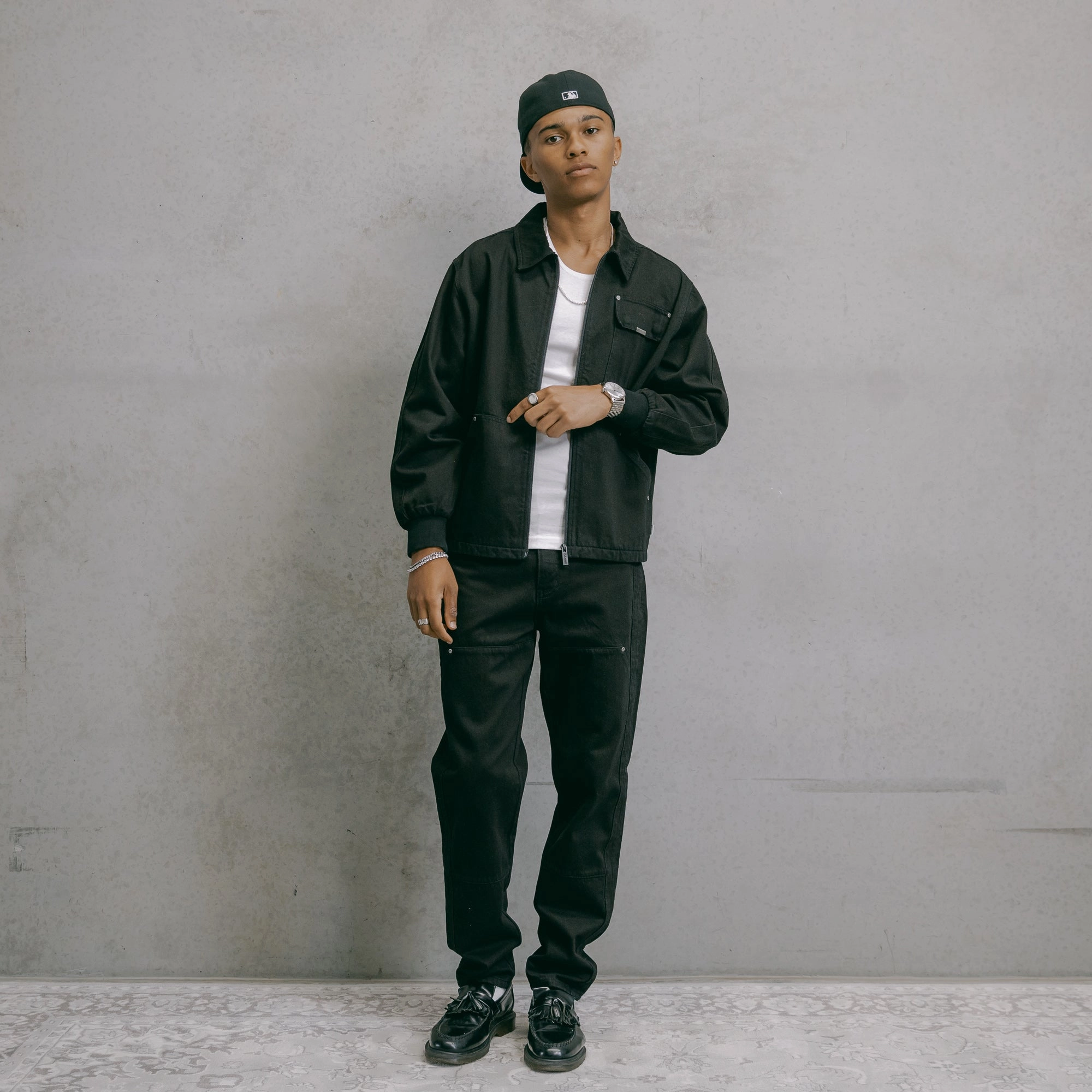 All Weather Protection Carre Construct Work Jacket Black