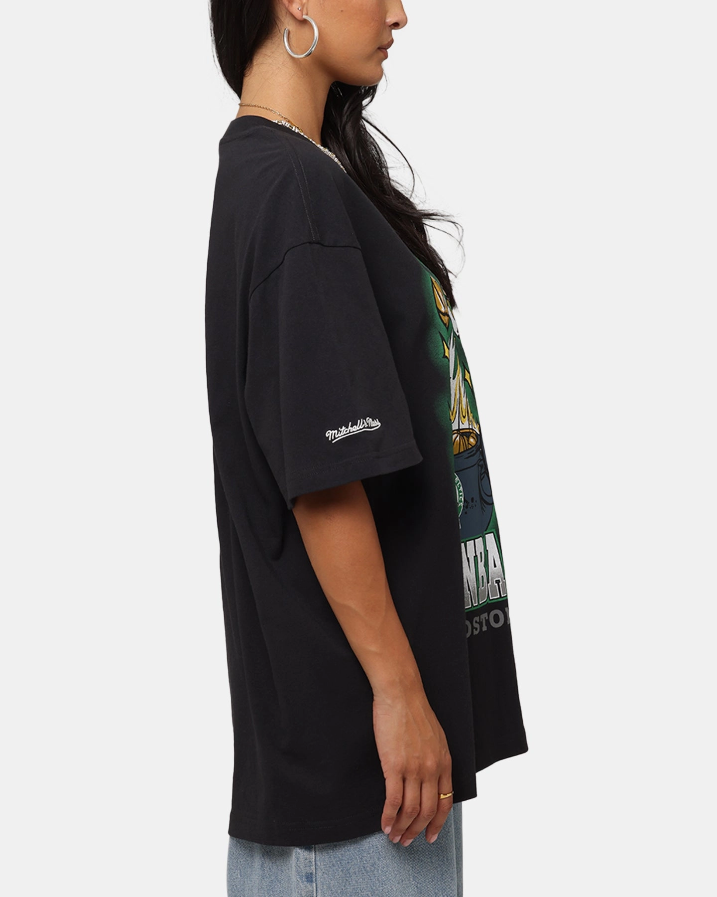 Mitchell & Ness Boston Celtics '08 NBA Champs T-Shirt Faded Black Chic and Cozy Wear