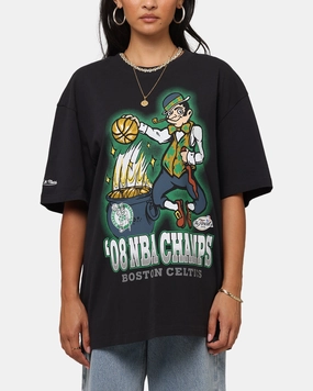 Mitchell & Ness Boston Celtics '08 NBA Champs T-Shirt Faded Black Summer Casual