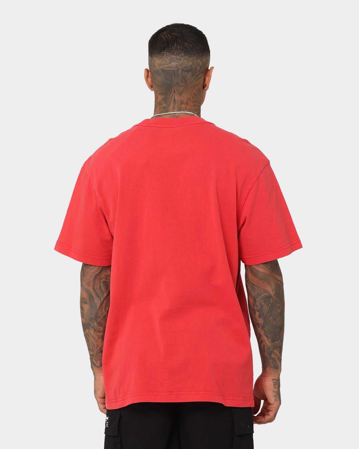 Mitchell & Ness Chicago Bulls Champion History Vintage T-Shirt Faded Red Cool Vibes