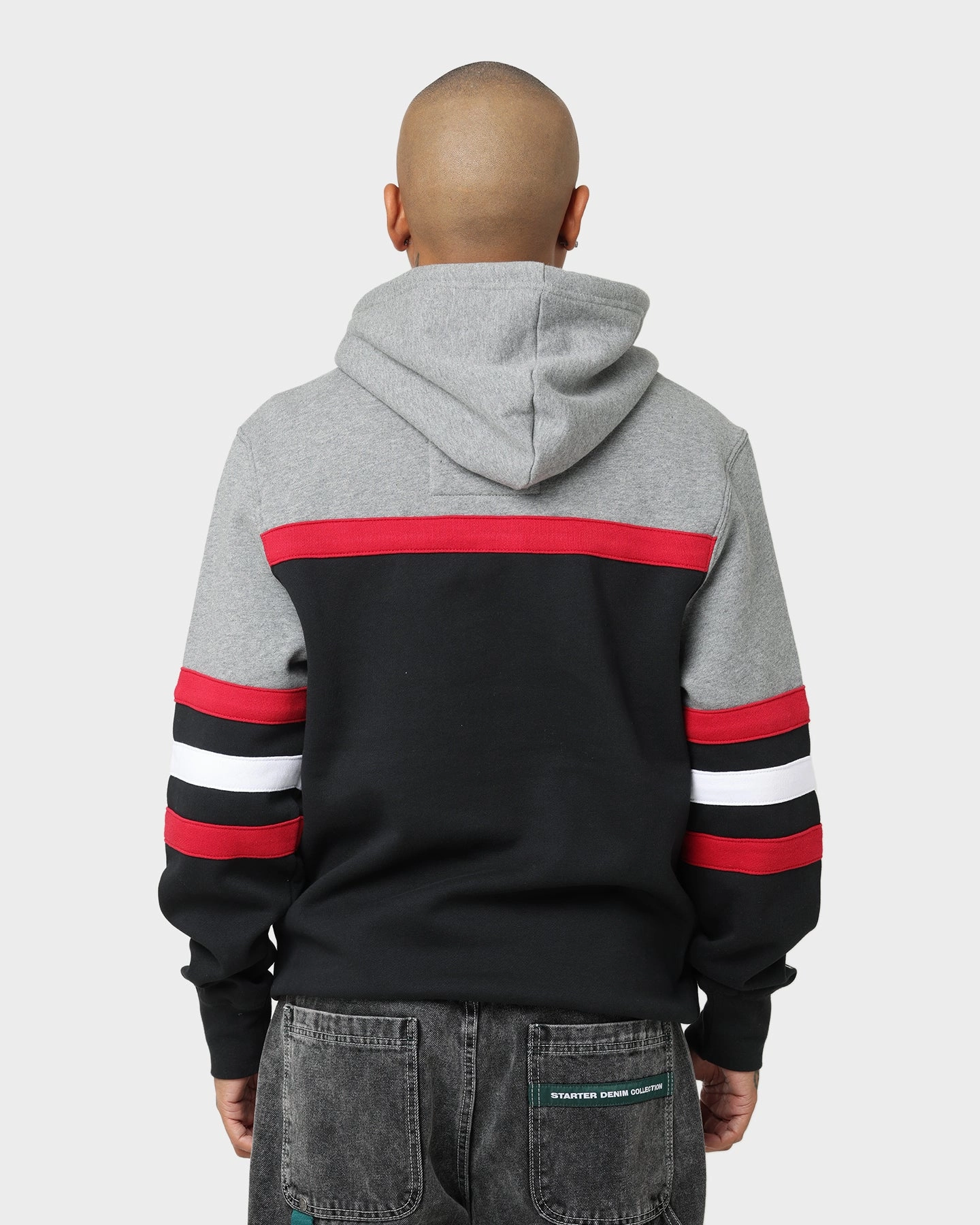 sailors Three Layer Laminate Mitchell & Ness Chicago Bulls Head Coach Hoodie Black