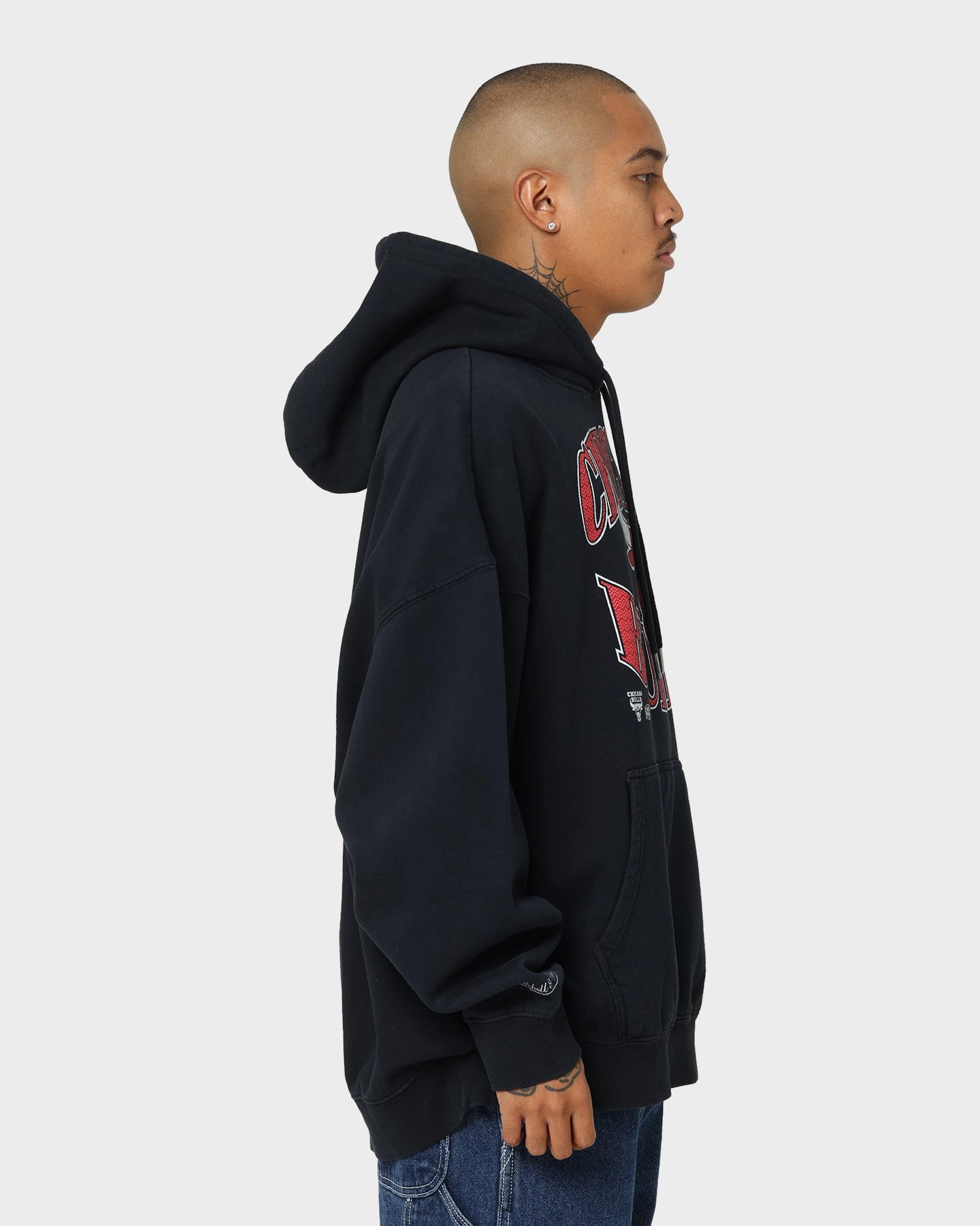 Mitchell & Ness Chicago Bulls Point Guard Hoodie Faded Black Appreciate