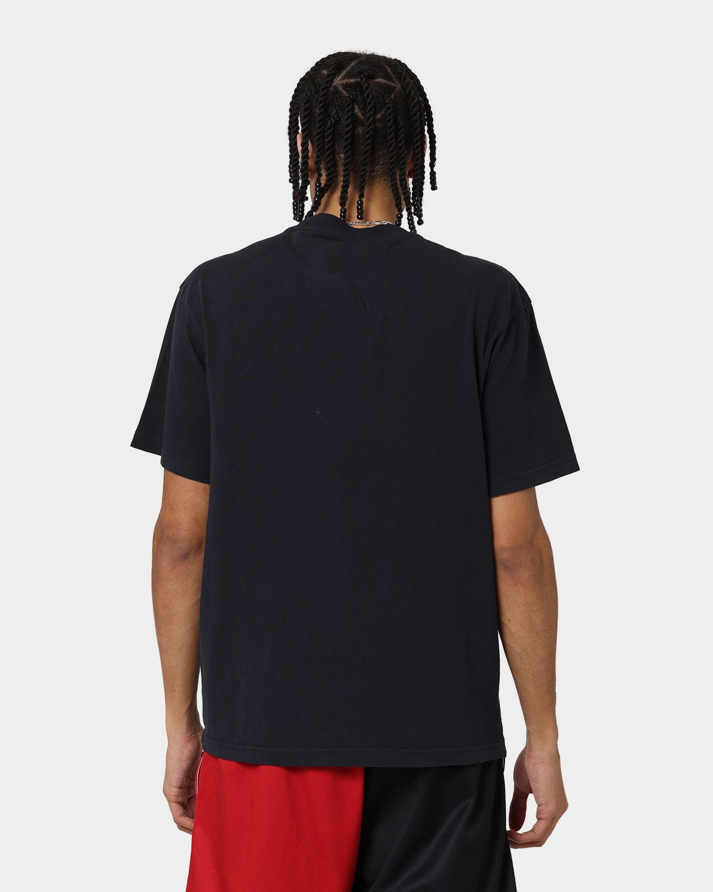 Mitchell & Ness Chicago Bulls Team History Vintage T-Shirt Faded Black Sleek Layer Comfortable Casual