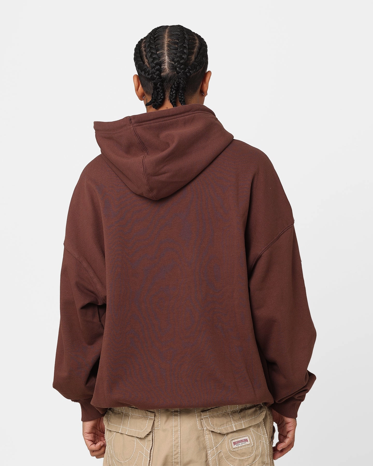Spark Mitchell & Ness Cleveland Browns Wave Arch Hoodie Faded Brown