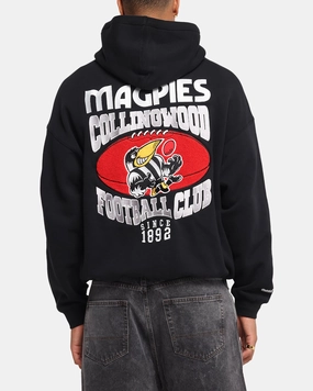 popular in Europe Mitchell & Ness Collingwood Magpies Team Hoodie Solid Black