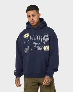 Standard Mitchell & Ness Dallas Cowboys Touchline Hoodie Navy