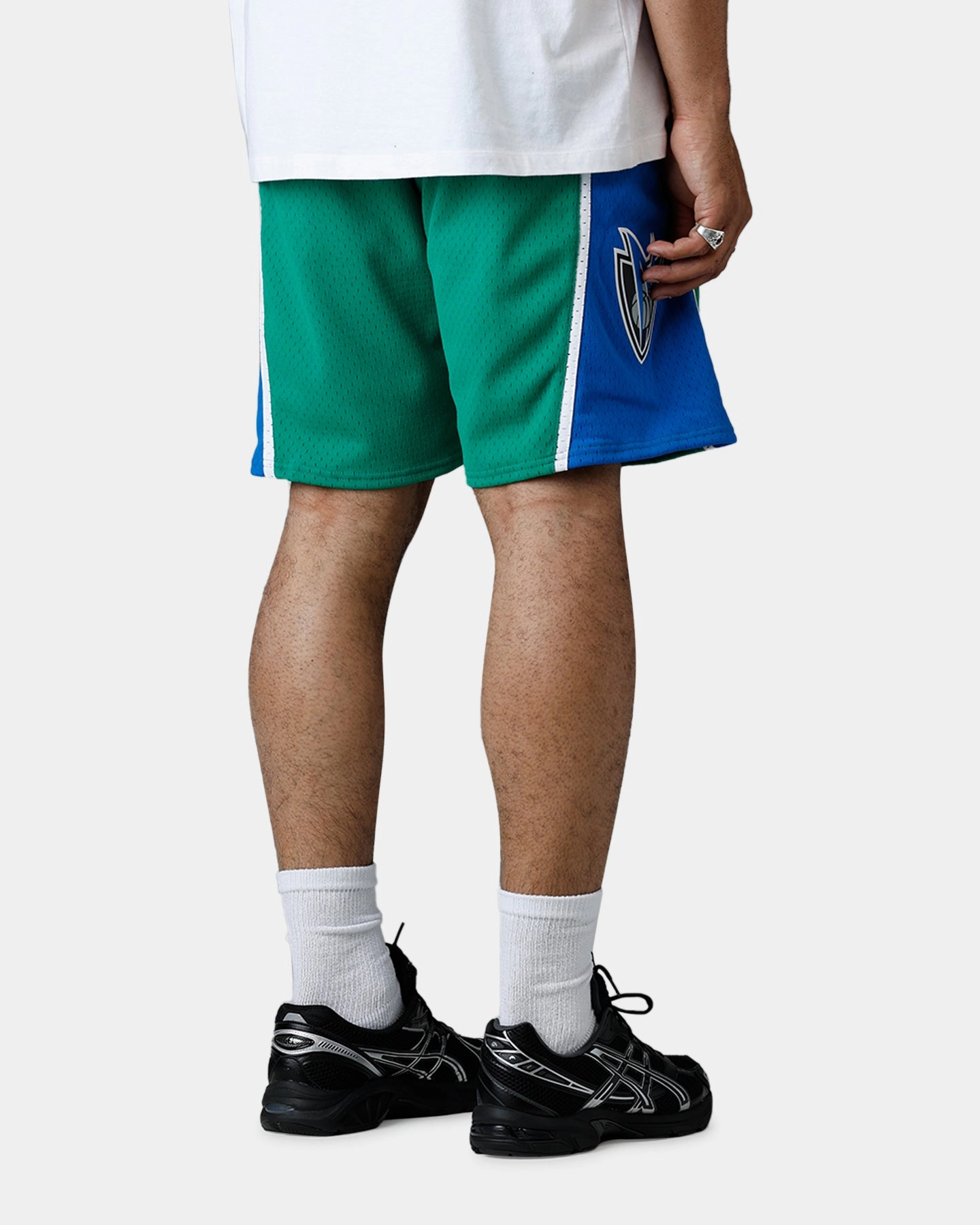 Mitchell & Ness Dallas Mavericks 2004 Swingman Shorts Green/Blue On-the-Go Shorts