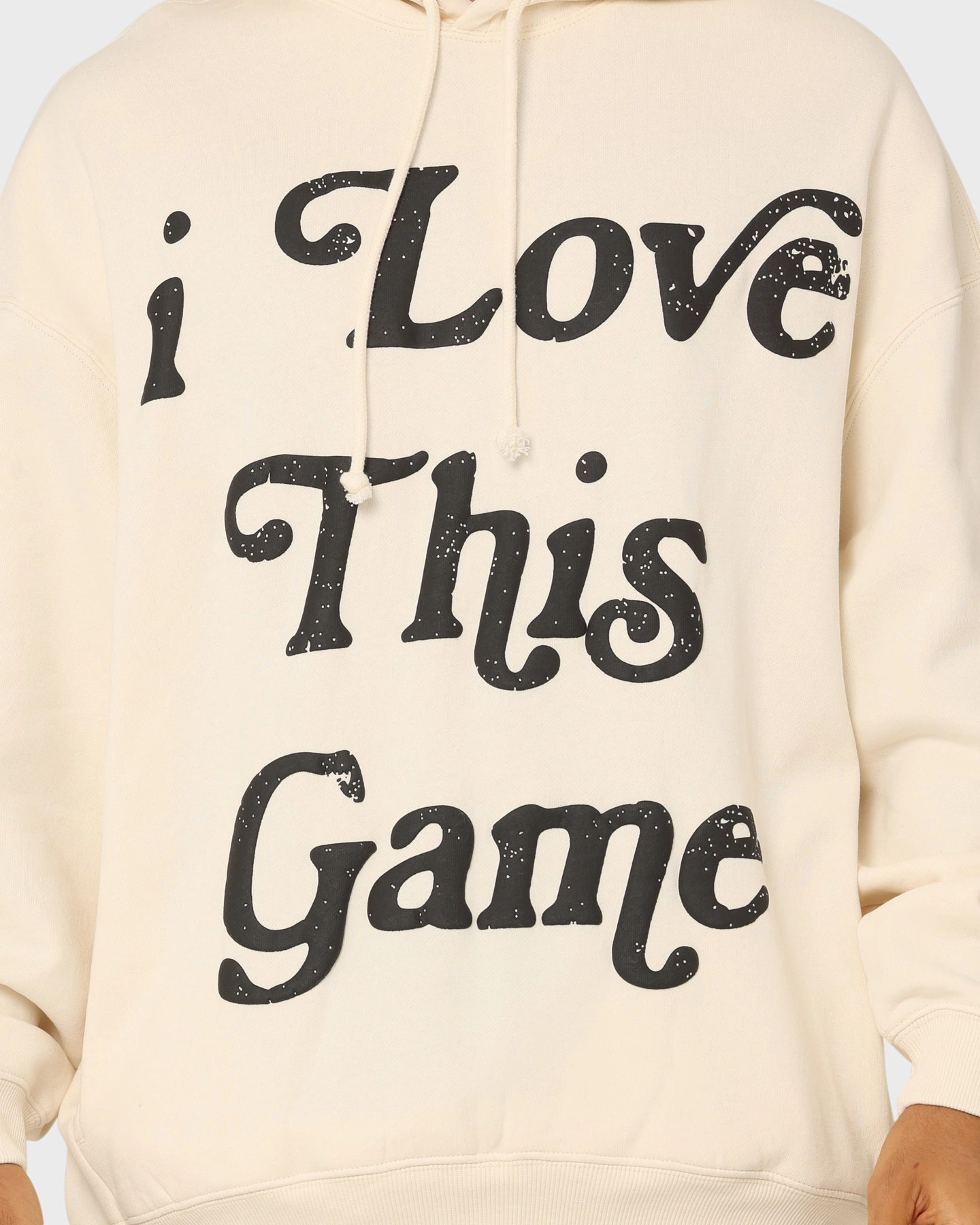 Mitchell & Ness I Love This Game Hoodie Unbleached Labor