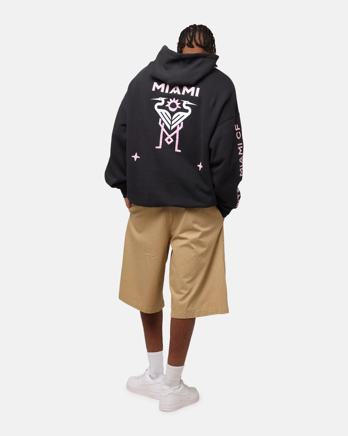 Efficiency - maximized international cooperation Mitchell & Ness Inter Miami CF Angles Hoodie Faded Black