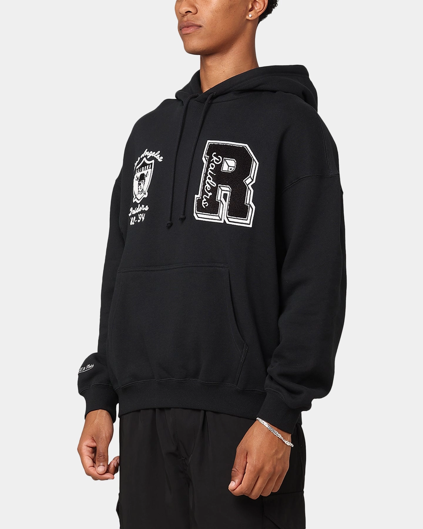 family trip Mitchell & Ness Las Vegas Raiders Conference Hoodie Faded Black