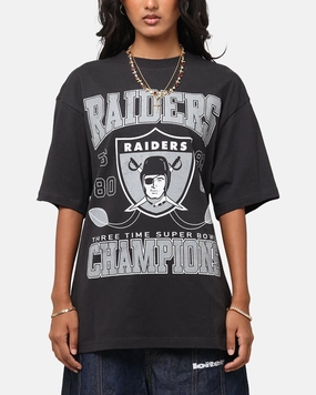 StretchReinforcedArmholes Mitchell & Ness Las Vegas Raiders Pinnacle T-Shirt Faded Black