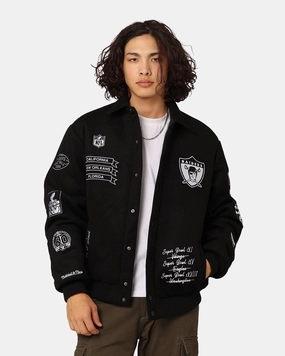 Mitchell & Ness Las Vegas Raiders Super Bowl Champs Jacket Black Thermal Protection Packable design