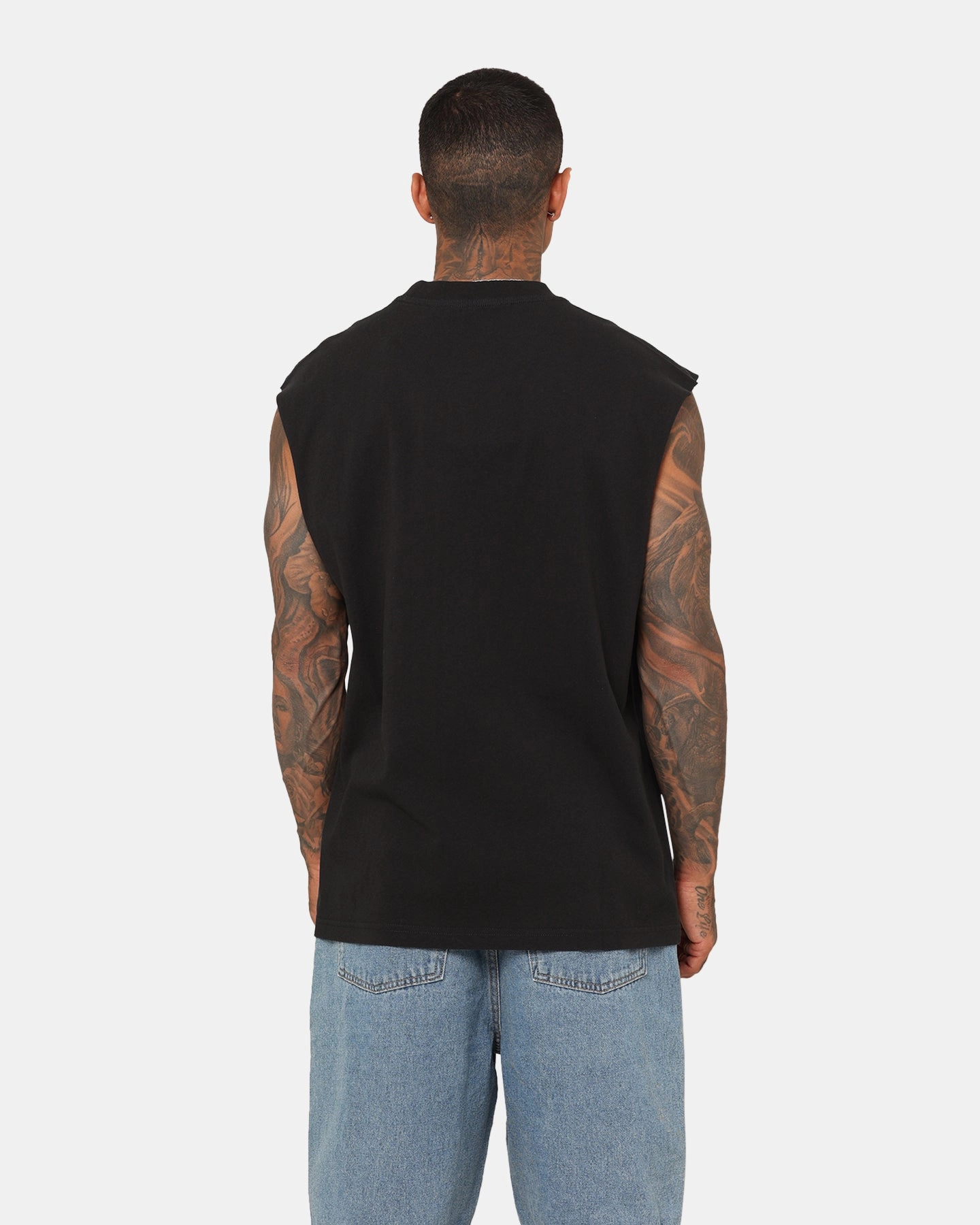 Versatile Style Trend Classic Crew Neck Mitchell & Ness Los Angeles Lakers 1988 Finals Muscle T-Shirt Black