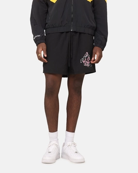 warm weather Mitchell & Ness Los Angeles Lakers All Attack Shorts Black
