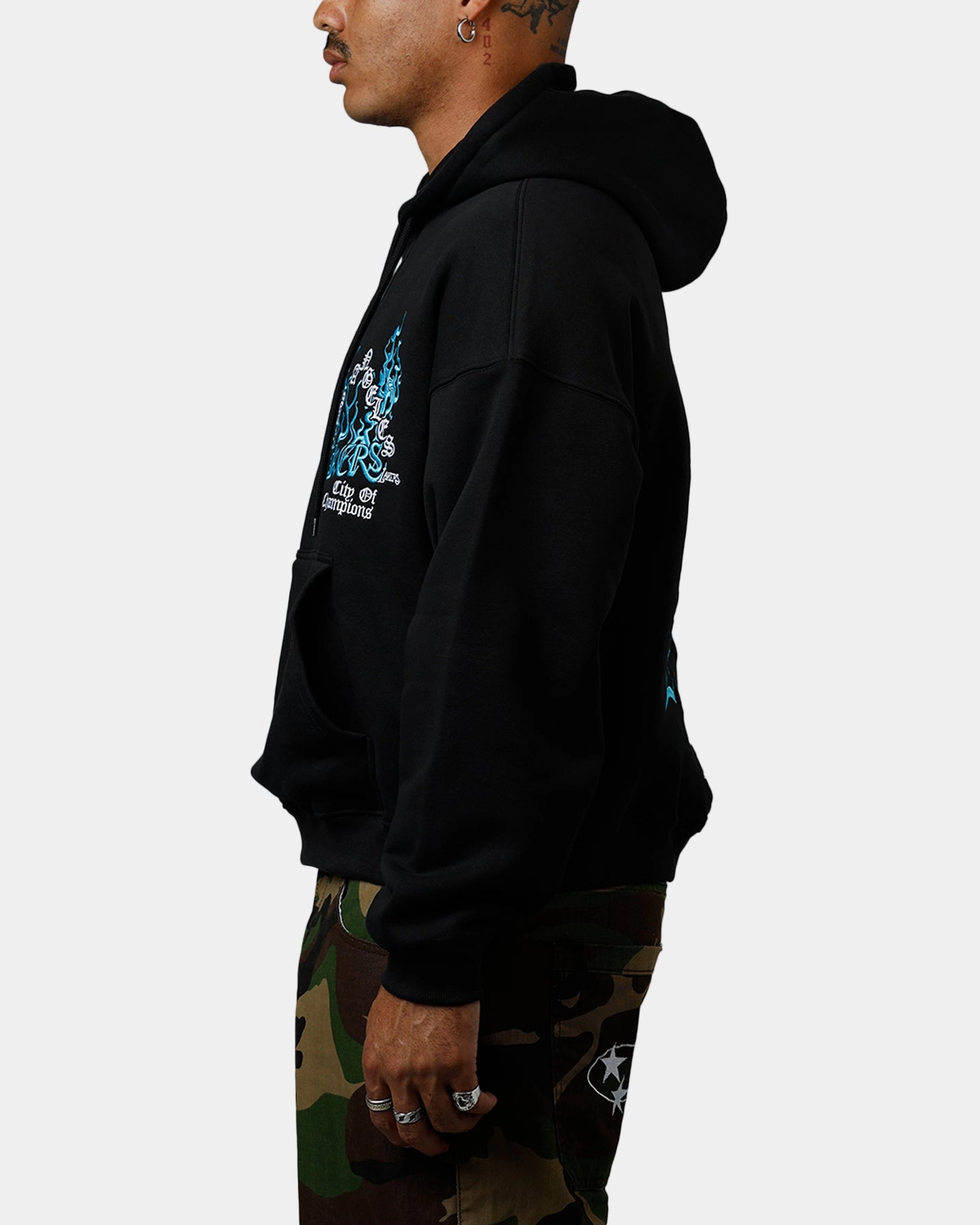 Mitchell & Ness Los Angeles Lakers City Of Champions Hoodie Black NonToxic Certification Luxury