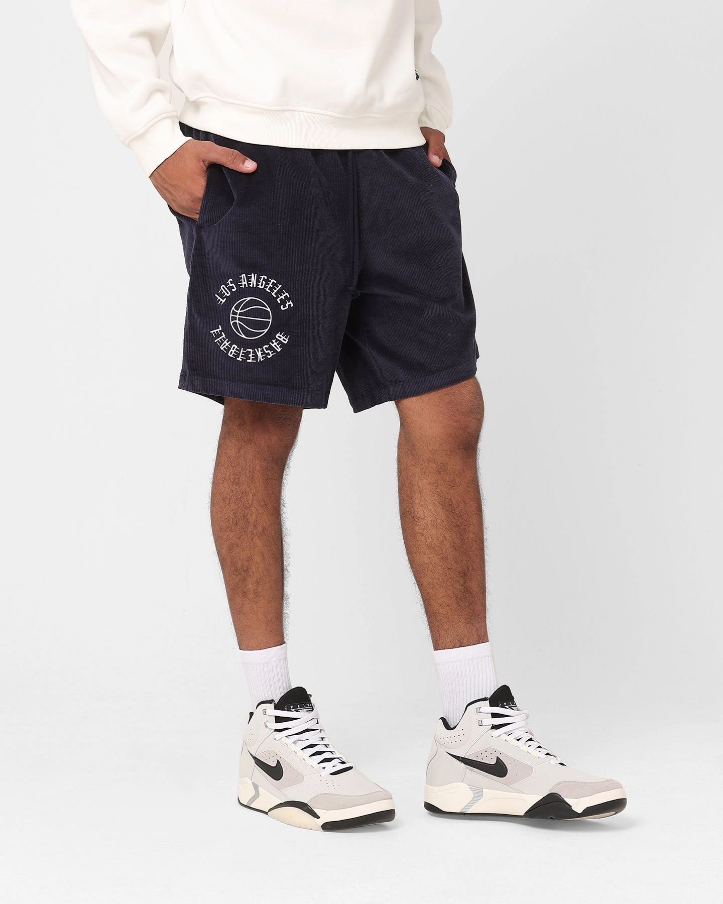 Mitchell & Ness Los Angeles Lakers Comet Shorts Midnight Navy shorts set young adults