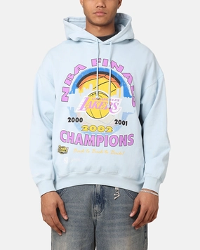 Mitchell & Ness Los Angeles Lakers Finals Champion Hoodie Light Blue Color - coordinated Shape - functional