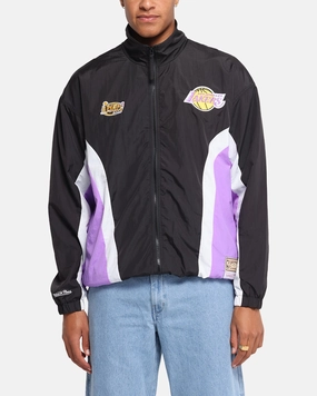 Mitchell & Ness Los Angeles Lakers Nylon Track Jacket Black/Purple birthday Silk