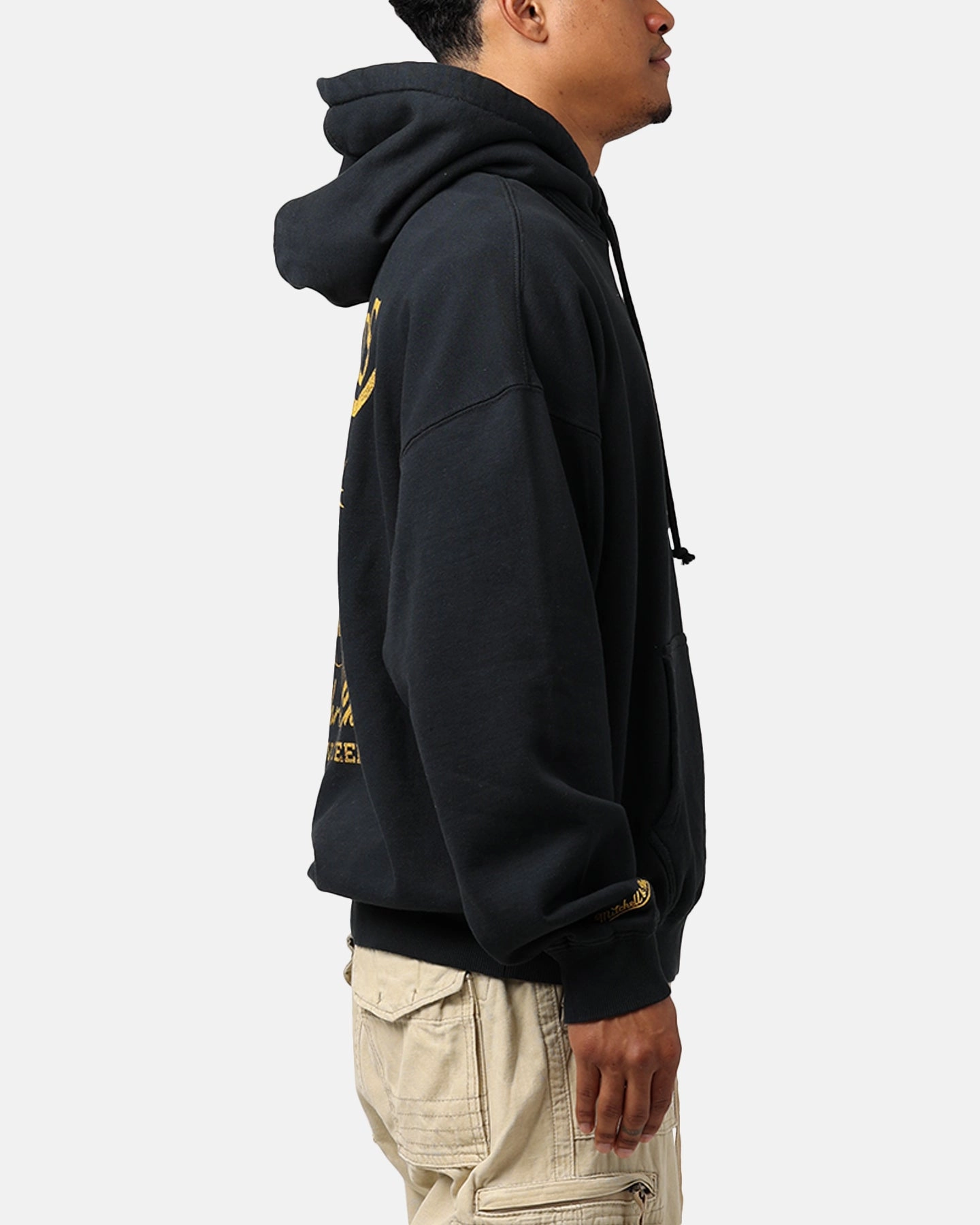 Mitchell & Ness Los Angeles Lakers Rings Hoodie Faded Black cruise trip Durable Outer Layer
