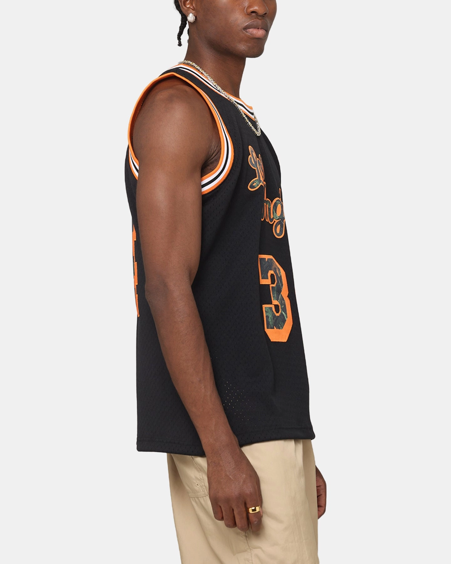 Mitchell & Ness Los Angeles Lakers Shaquille O'Neal 'Wilderness' 97 Swing Jersey Black Eco Friendly Blend Abrasion Resistant Surface