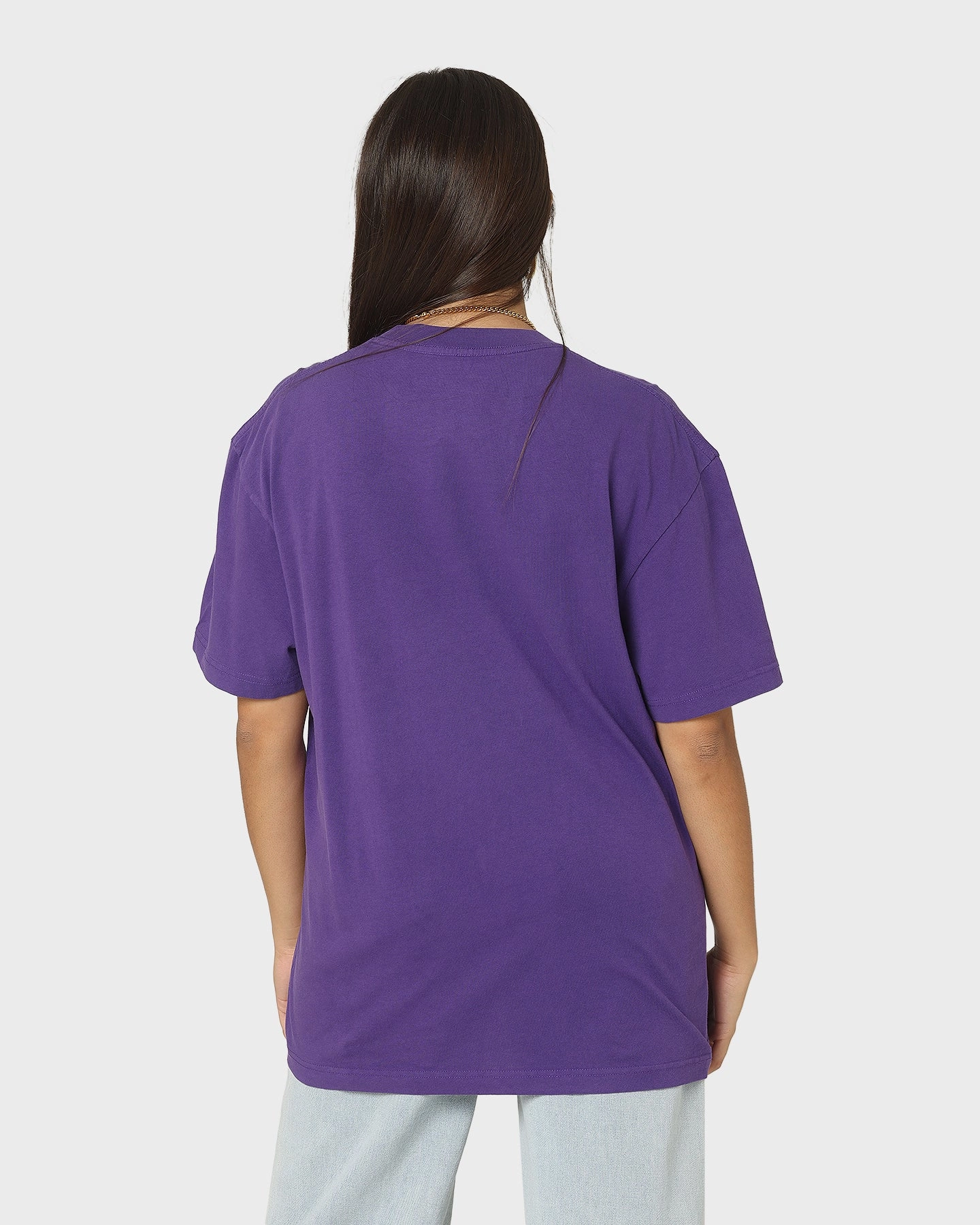 Fashionable Wear Double Stitched Seams Mitchell & Ness Los Angeles Lakers XL Arch Vintage T-Shirt Faded Purple