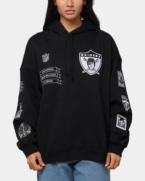 Mitchell & Ness Los Angeles Raiders History Hoodie Faded Black Launch