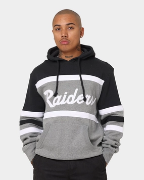 Mitchell & Ness Men's Raiders Head Coach Hoodie Black/Grey Temperature Adaptive Fabric