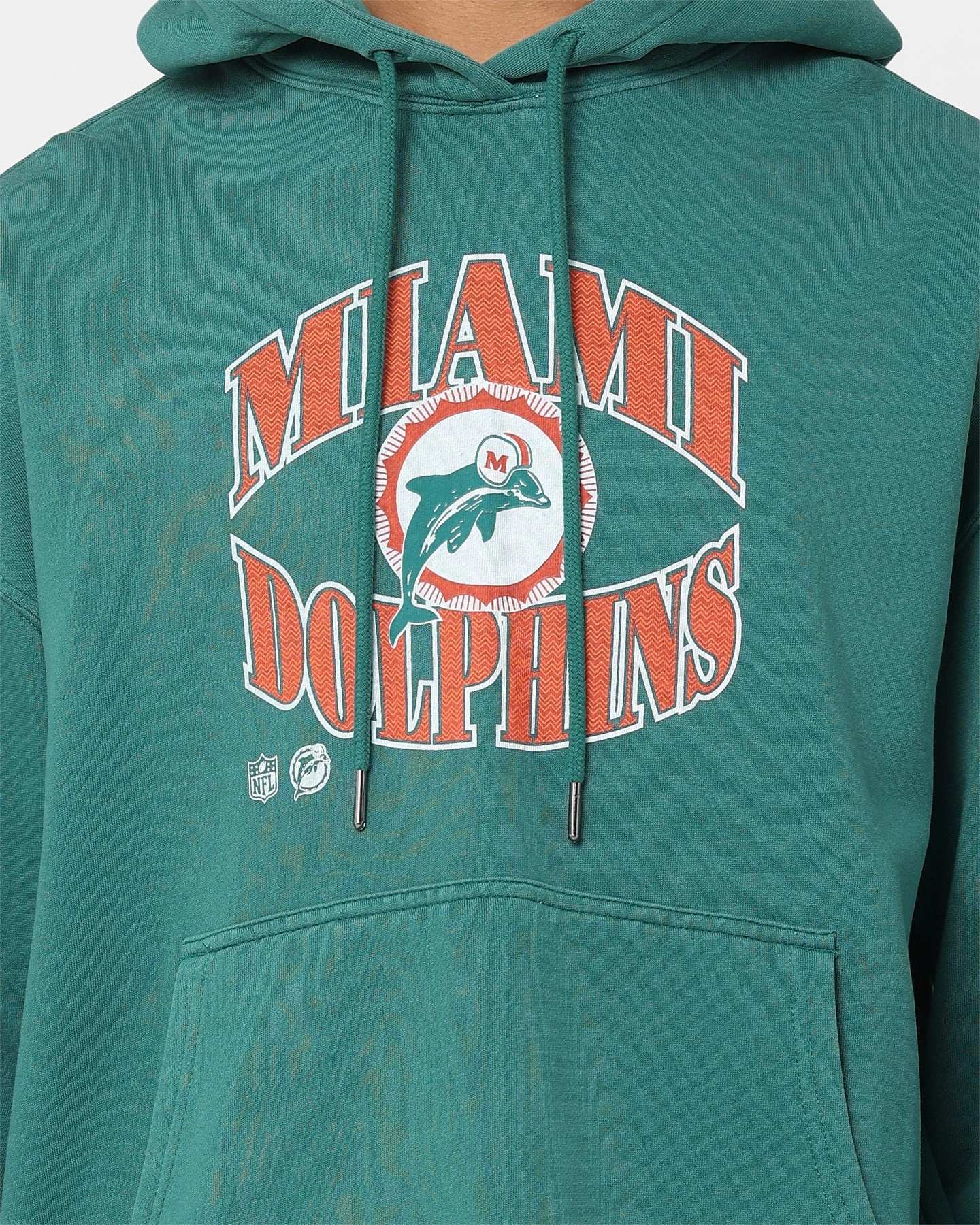 Mitchell & Ness Miami Dolphins Point Guard Hoodie Faded Teal thrift - store find suitable for self use