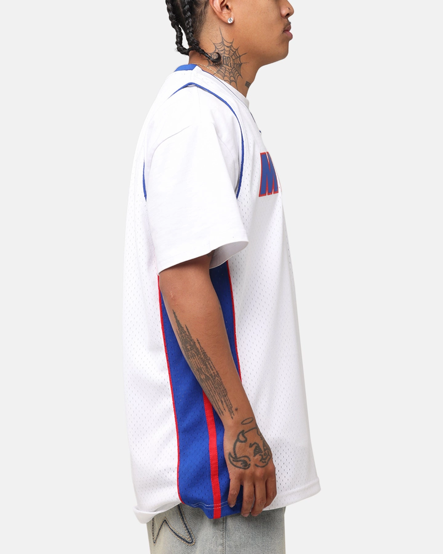 Mitchell & Ness Miami Heat Dwyane Wade #3 'Flags Collection' Jersey White Sublimated Prints
