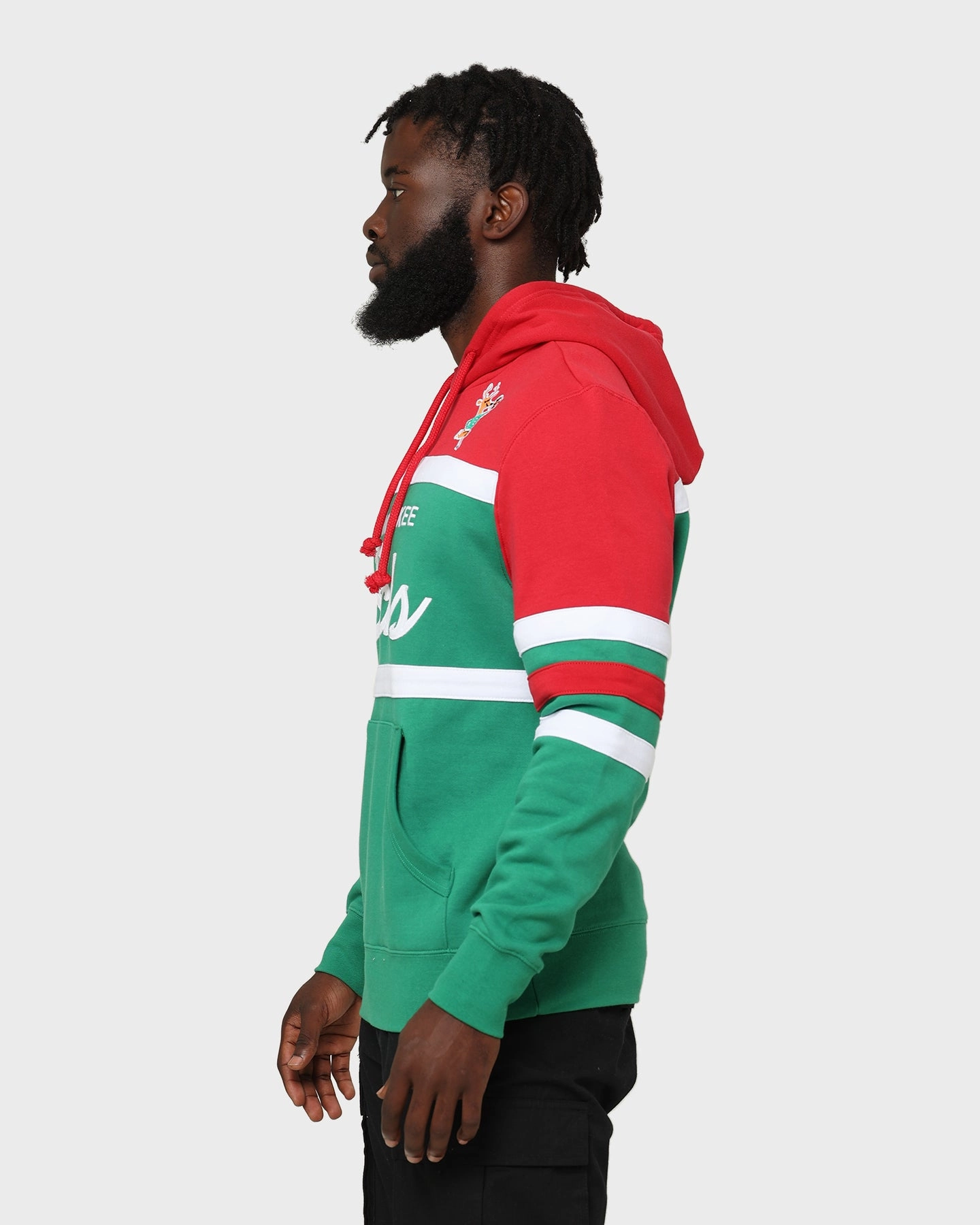 Formal Style Winter Essentials Mitchell & Ness Milwaukee Bucks Head Coach Hoodie Green