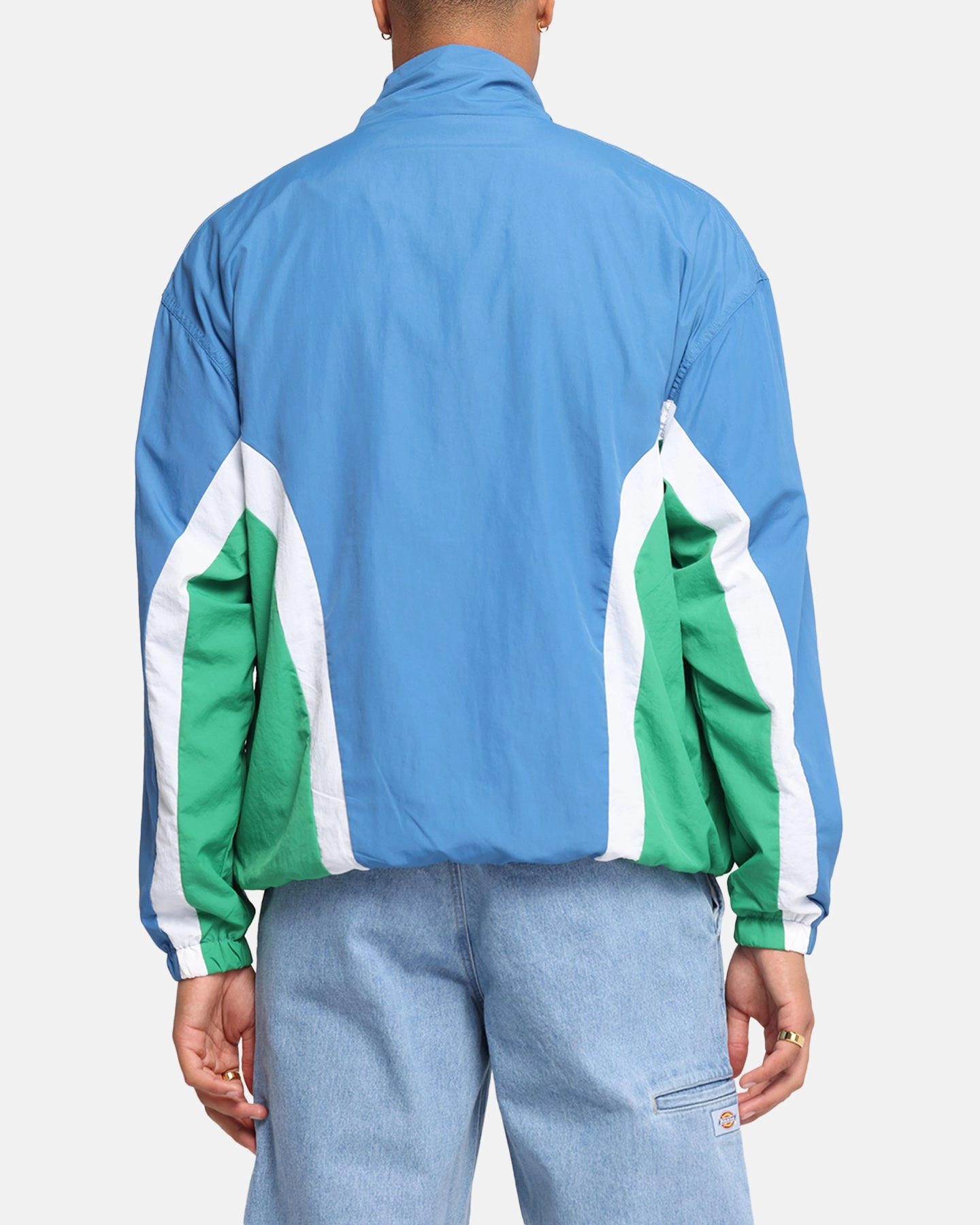 Mitchell & Ness Minnesota Timberwolves Nylon Track Jacket Blue/Green Durable Material