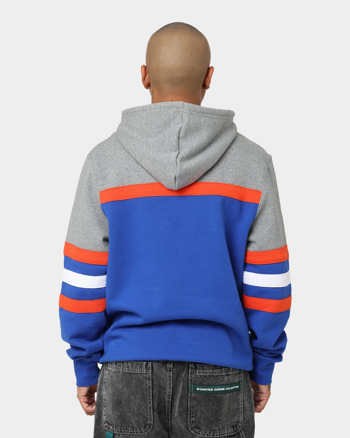 Mitchell & Ness New York Knicks Head Coach Hoodie Royal High-Tech Jacket kids'