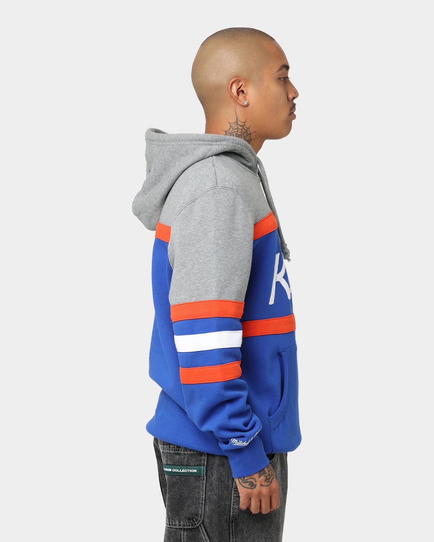 Low Profile SoftLining Mitchell & Ness New York Knicks Head Coach Hoodie Royal