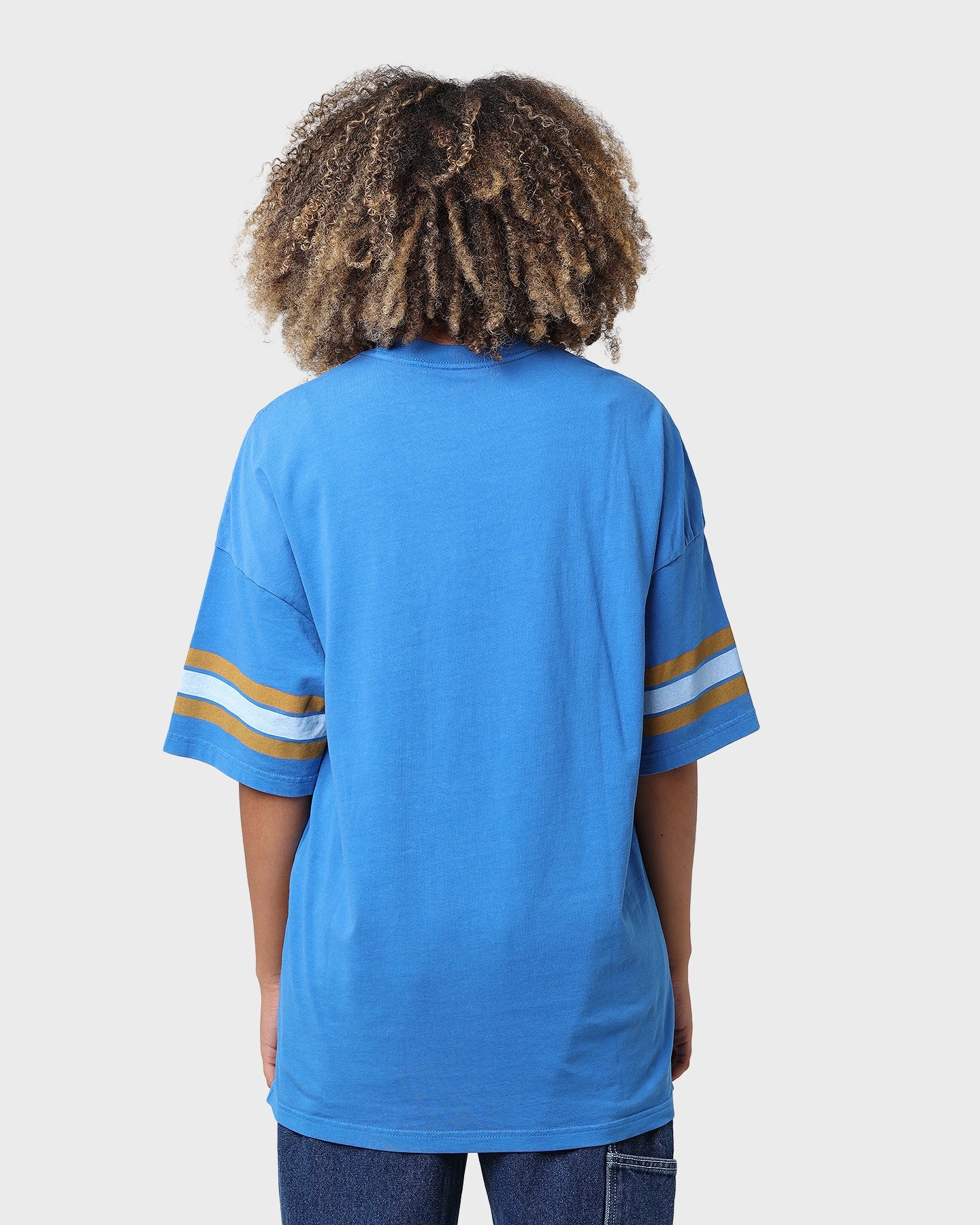 cycling outfit Mitchell & Ness New York Knicks Vintage Conference T-Shirt Faded Royal