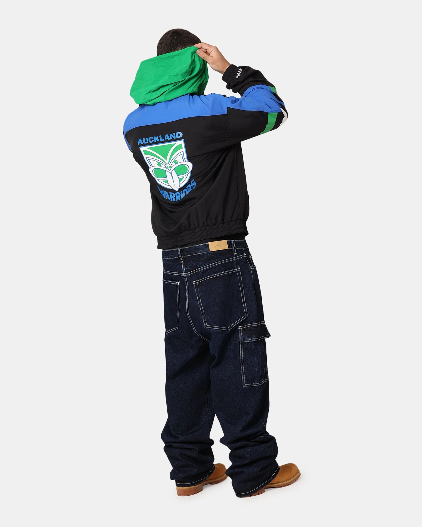 Mitchell & Ness New Zealand Warriors Inaugural Season Spray Jacket Multicolour Flexible Quilted Panels