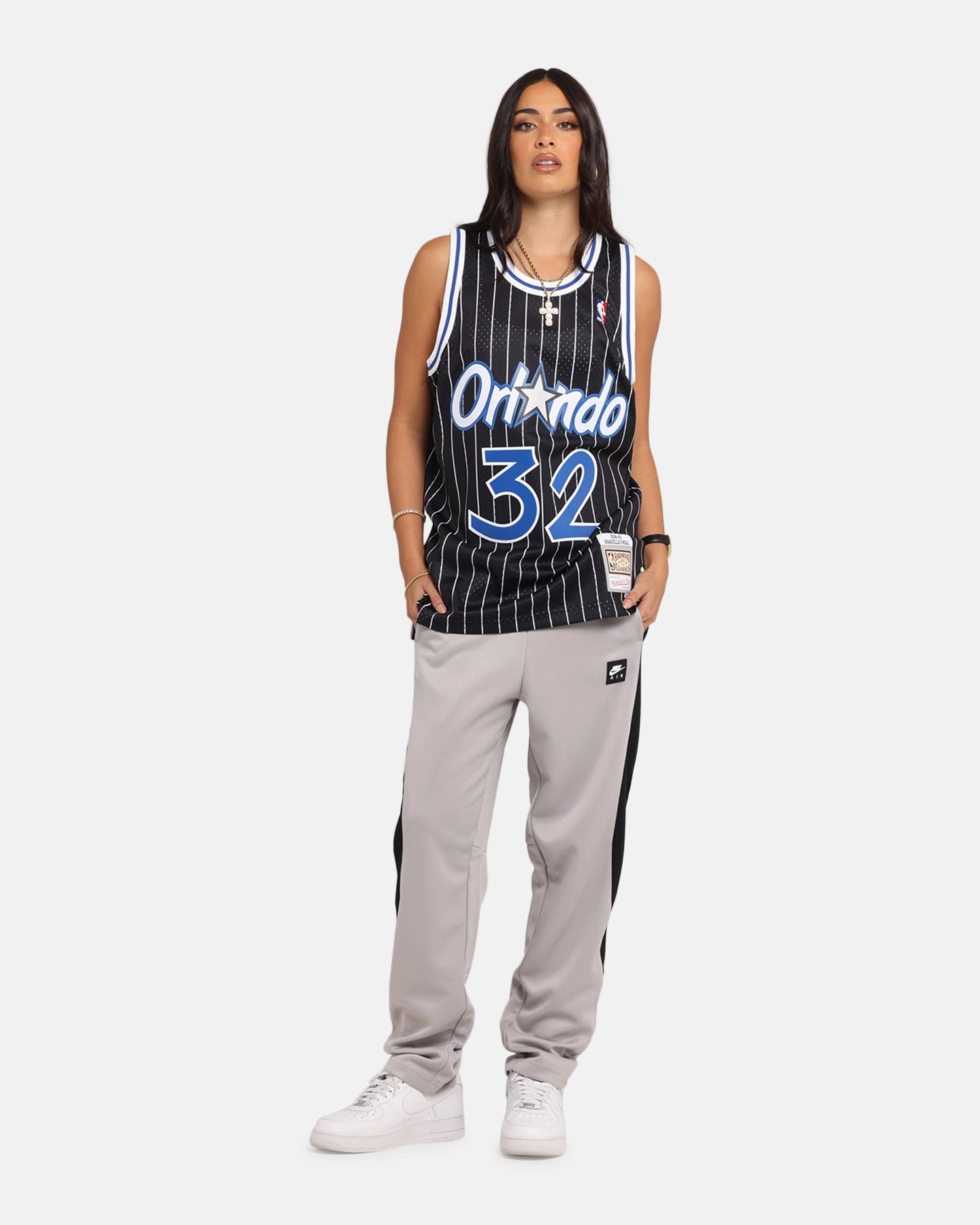 Multi Purpose special forces Mitchell & Ness Orlando Magic Shaquille O'Neal '94-'95 #32 Alternate Swingman Jersey Black/White