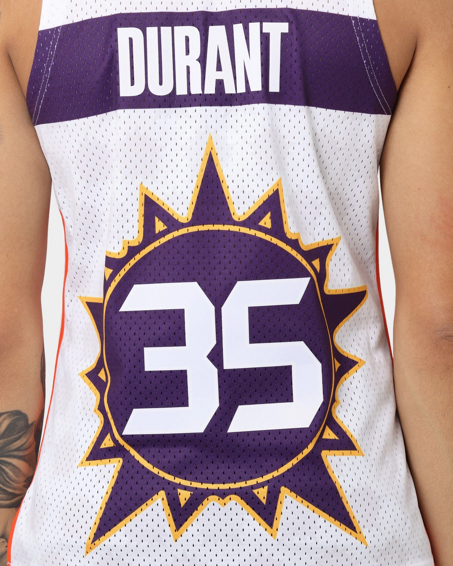 Airflow Optimized Mitchell & Ness Phoenix Suns Sophomores Kevin Durant #35 Swingman Jersey White