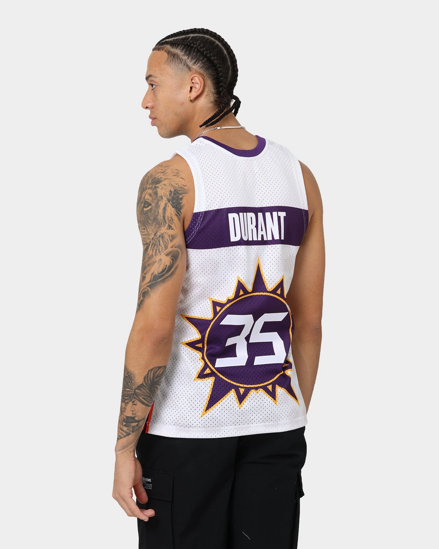 Moisture Control Microfiber Mitchell & Ness Phoenix Suns Sophomores Kevin Durant #35 Swingman Jersey White