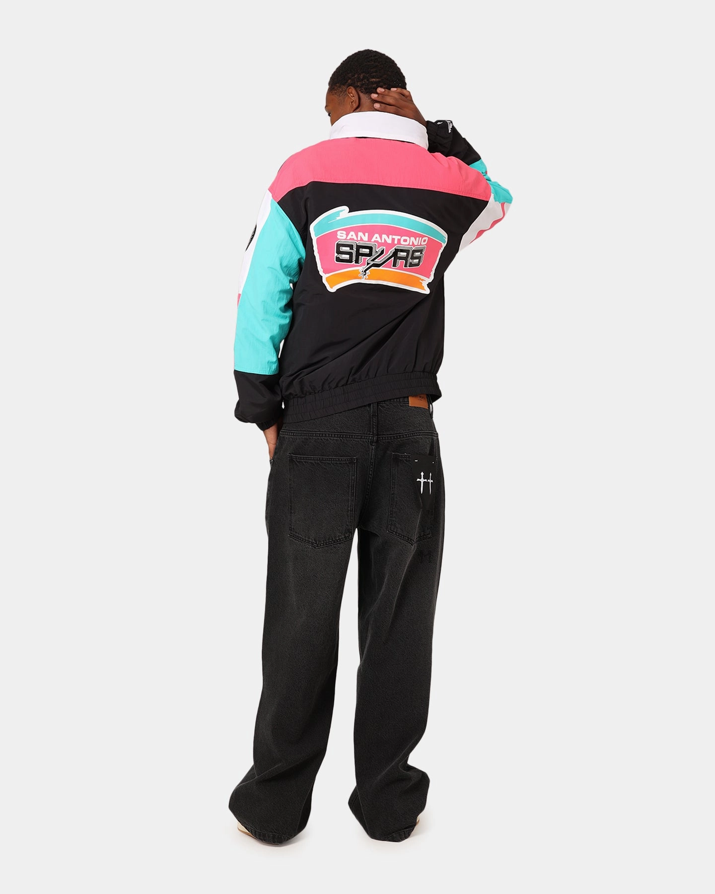 Mitchell & Ness San Antonio Spurs 'Spurs 2014 Champs' 25th Anniversary Jacket Multi Esteem