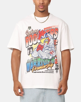 Mitchell & Ness Sydney Roosters Vs New Zealand Warriors T-Shirt Vintage White Universal Silhouette