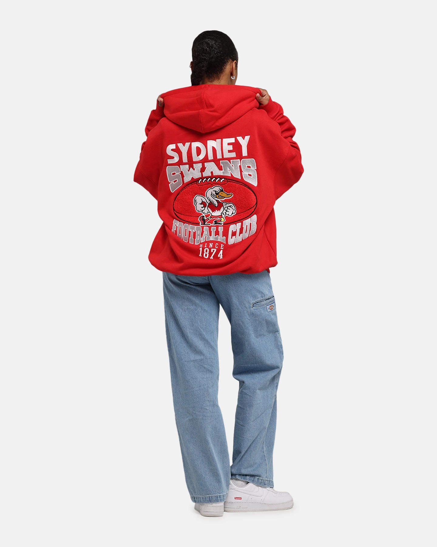 Mitchell & Ness Sydney Swans Team Hoodie Red budget-friendly popular in Asia