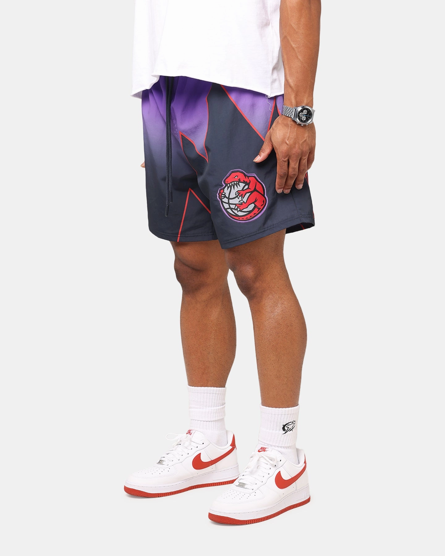 Mitchell & Ness Toronto Raptors 30 Year Shorts Black/Purple Game Day